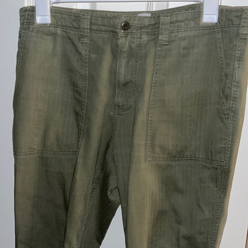 Women's Green Gap Slim 34x30 Pants